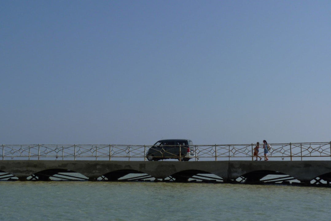 Transferbus Strand zum ende des Stegs Titanic Beach Spa & Aqua Park