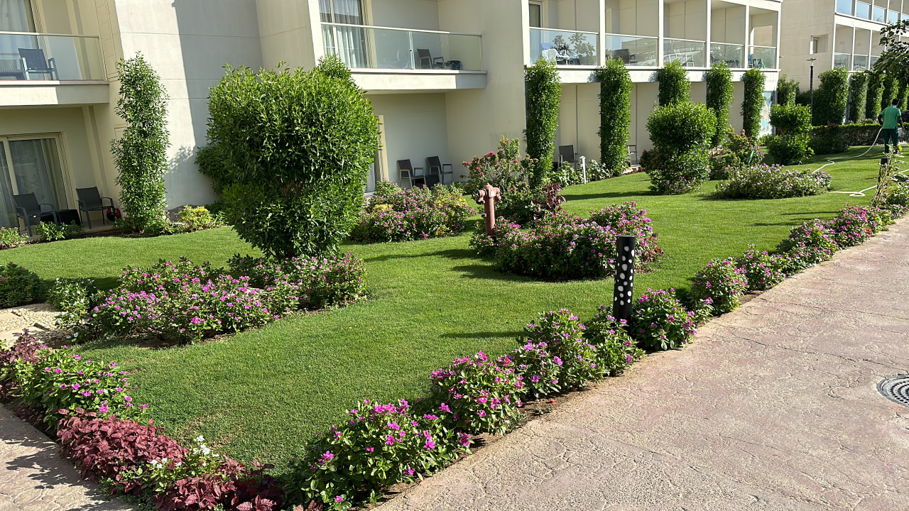 Gartenanlage Amarina Abu Soma Resort & Aquapark