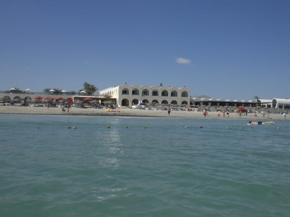 Hotel vom Meer aus gesehen Sentido Djerba Beach