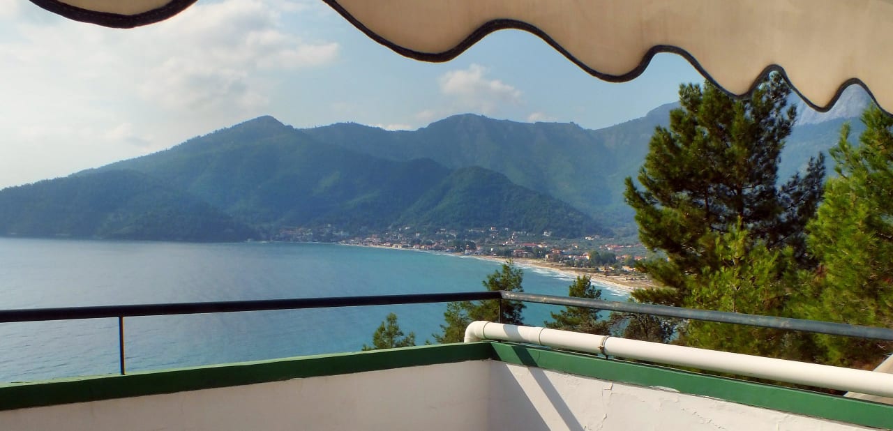 Balkon Zimmer 412 Hotel Dionysos