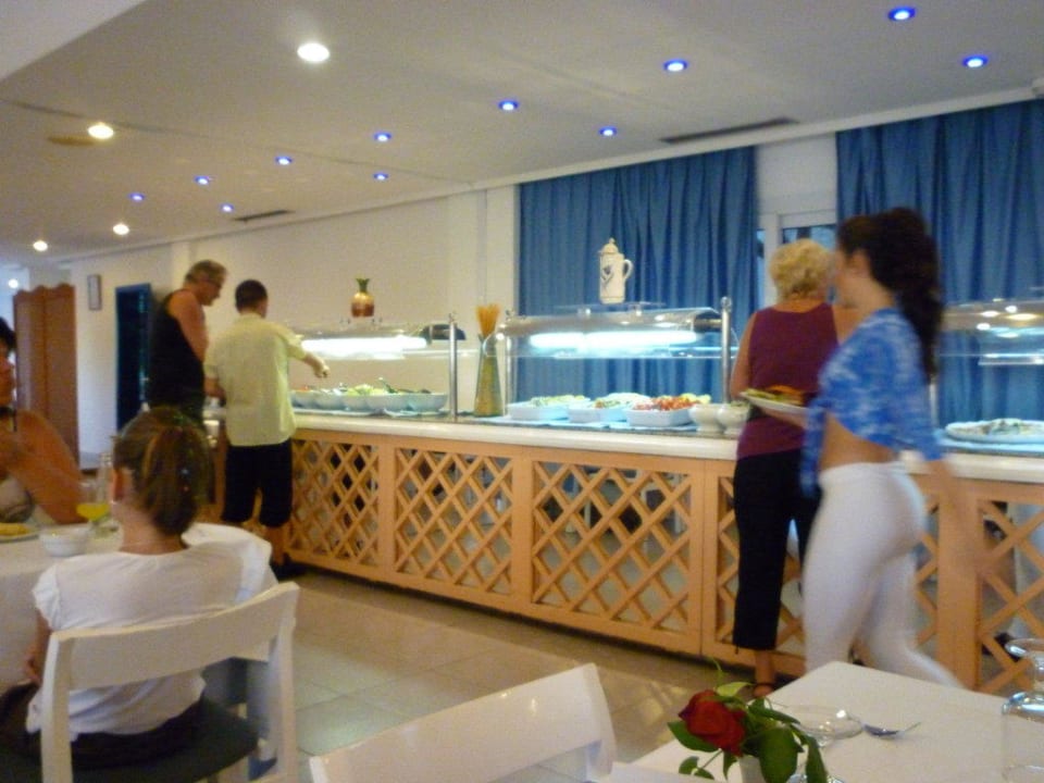 Buffetaufbau Hipotels Mediterraneo Club