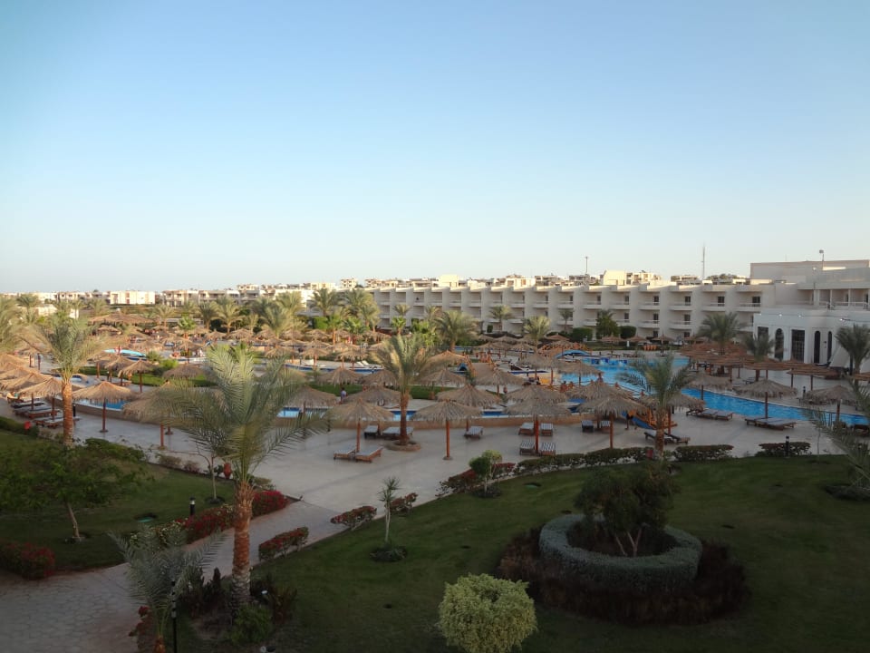 Ausblick vom Balkon Hurghada Long Beach Resort