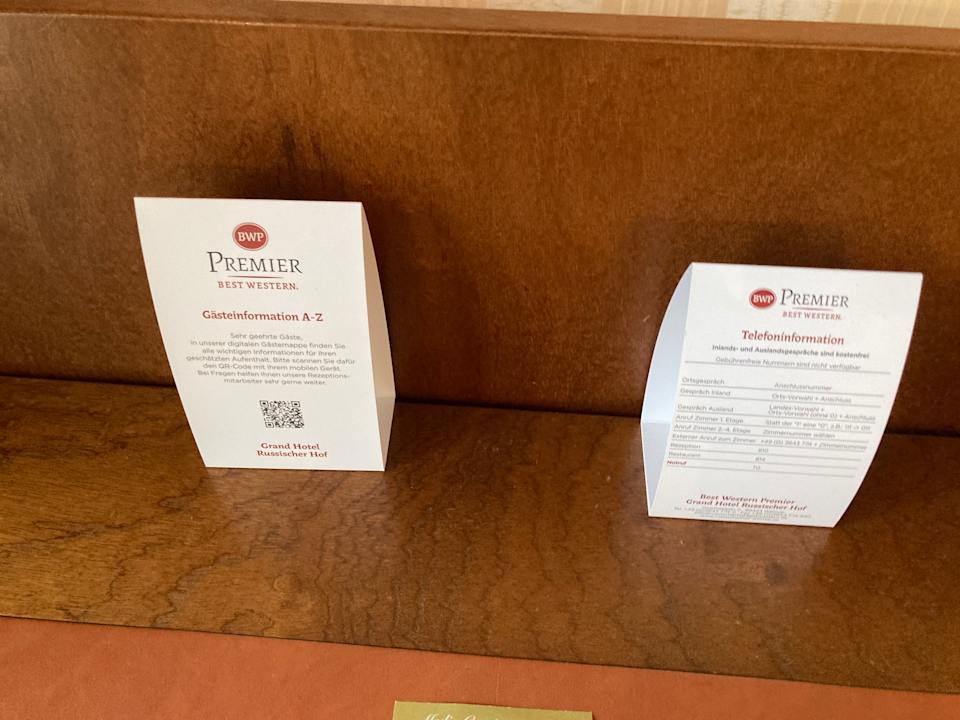 Zimmer Best Western Premier Grand Hotel Russischer Hof