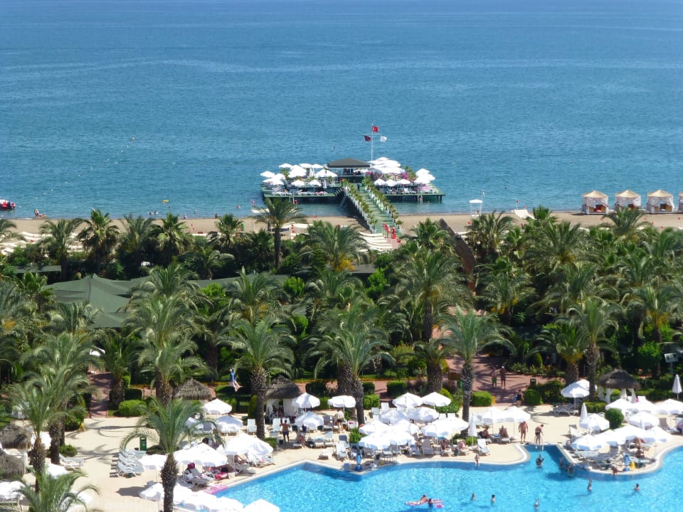 Blick vom 8. Stock Hotel Delphin Palace