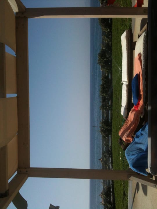 Blick aufs Meer vom Pool Akti Palace Resort & Spa