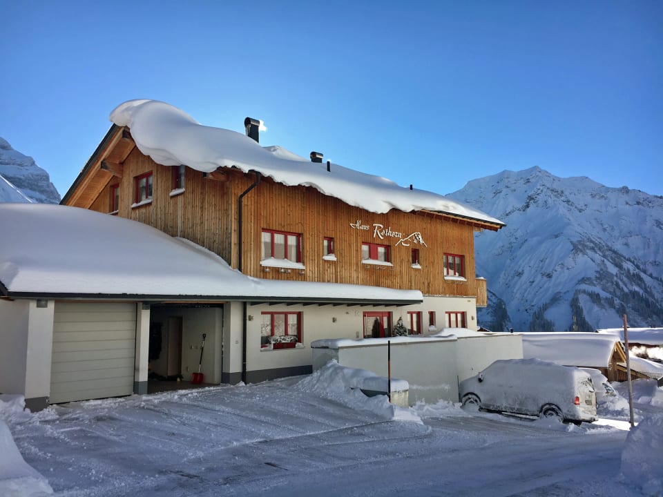 Außenansicht Appartements Haus Rothorn