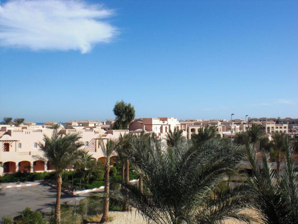 Makadi Oasis, Aussicht vom Balkon Jaz Makadi Oasis Resort