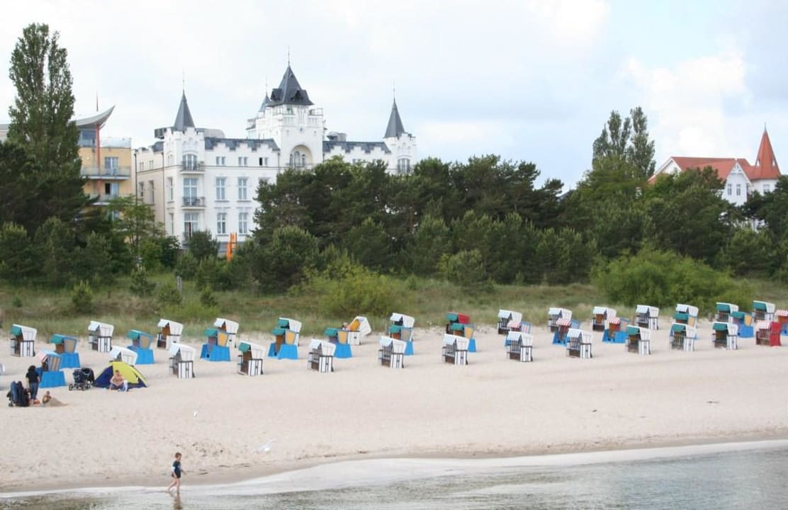 Das Hotel liegt unmittelbar am Strand Usedom Palace Hotel
