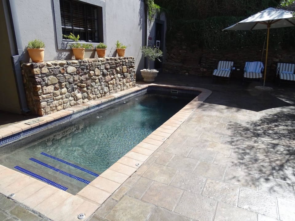 Kleiner Pool zur Entspannung Olive Grove Guesthouse