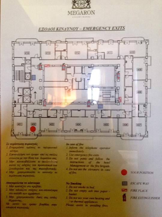 Lageplan Hotel GDM Megaron Historical Monument Hotel