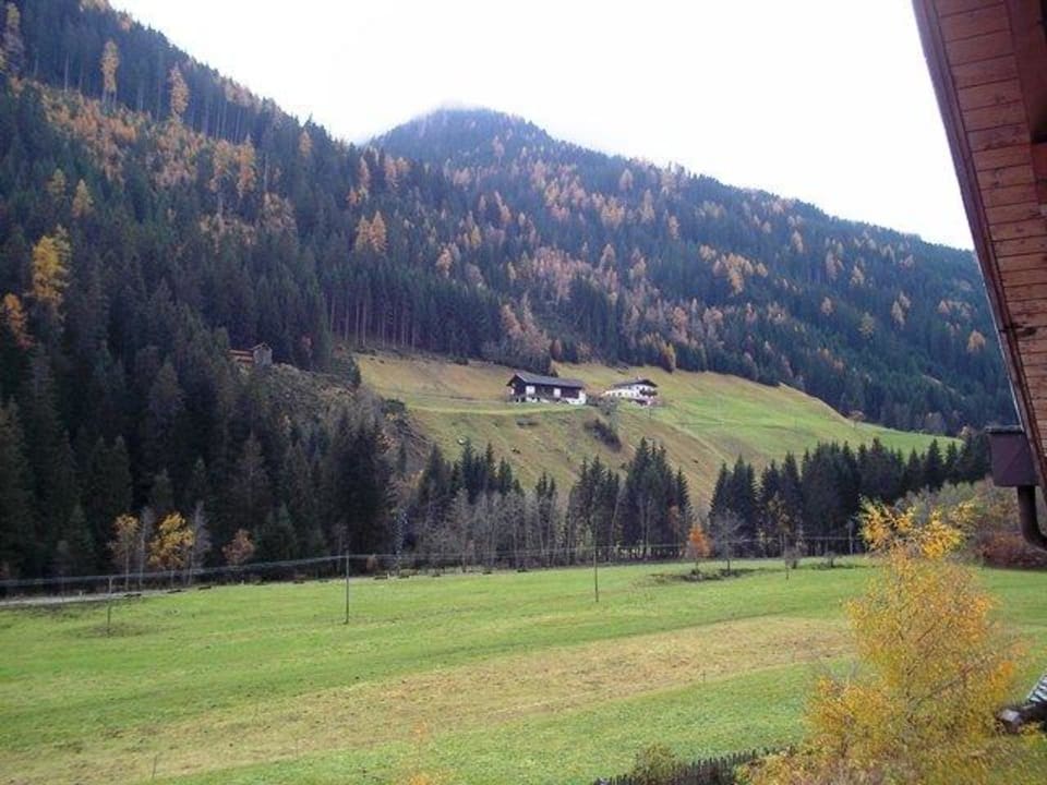 Ausblick aus unserem 2. Zimmer Alphotel Tyrol