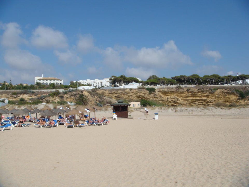 Blick vom Strand Fuerte Conil-Resort