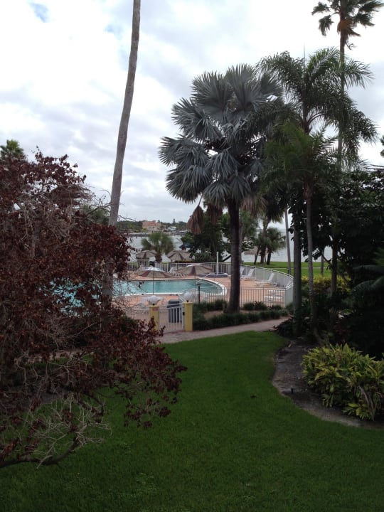 Zimmer 226 Ausblick vom Balkon Hotel Magnuson Marina Cove