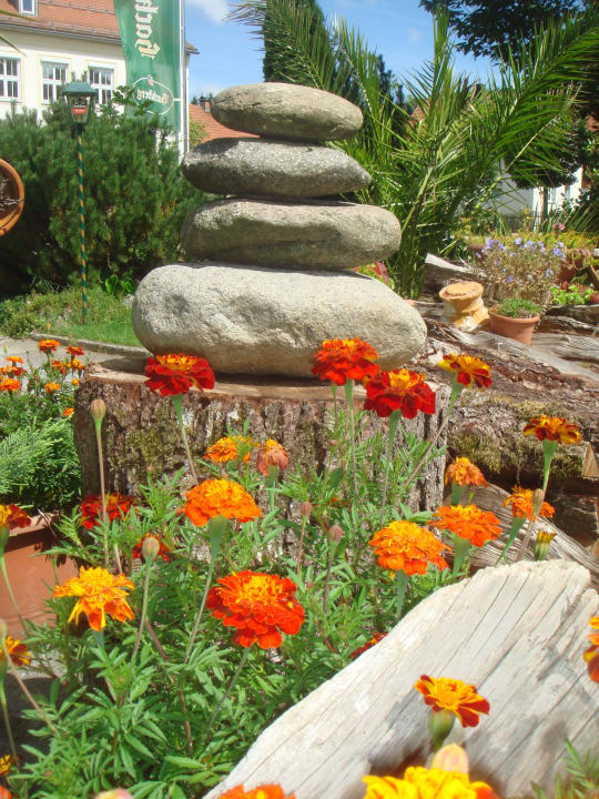 Deko Biergarten Landhotel Koller