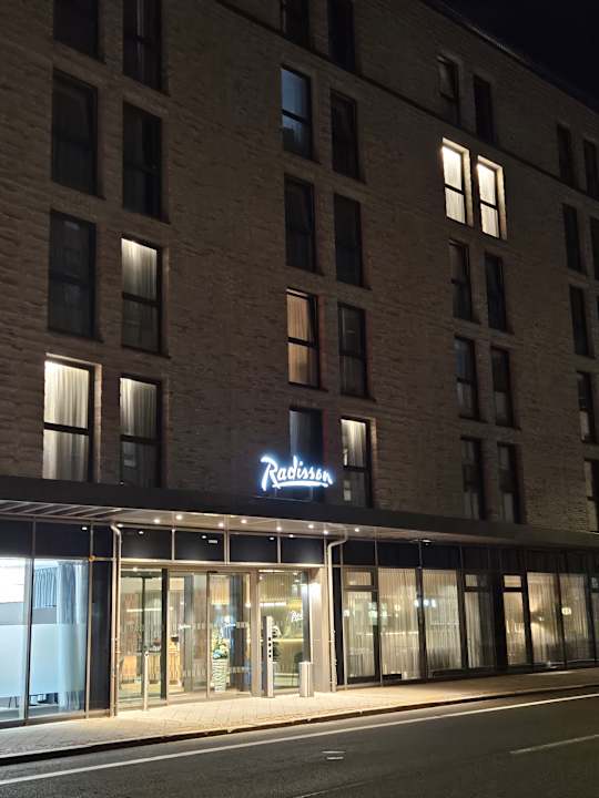 Außenansicht Radisson Hotel Leipzig