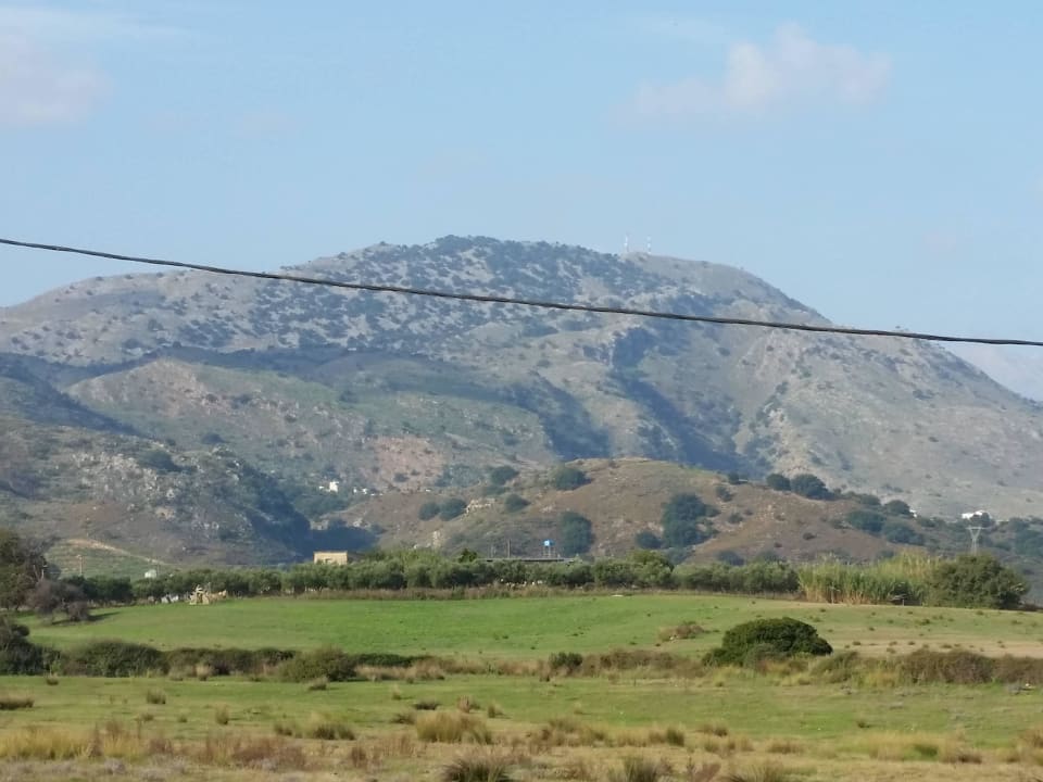 Mein Blick von der Terrasse HARPIN Georgioupolis Resort Aquapark & SPA