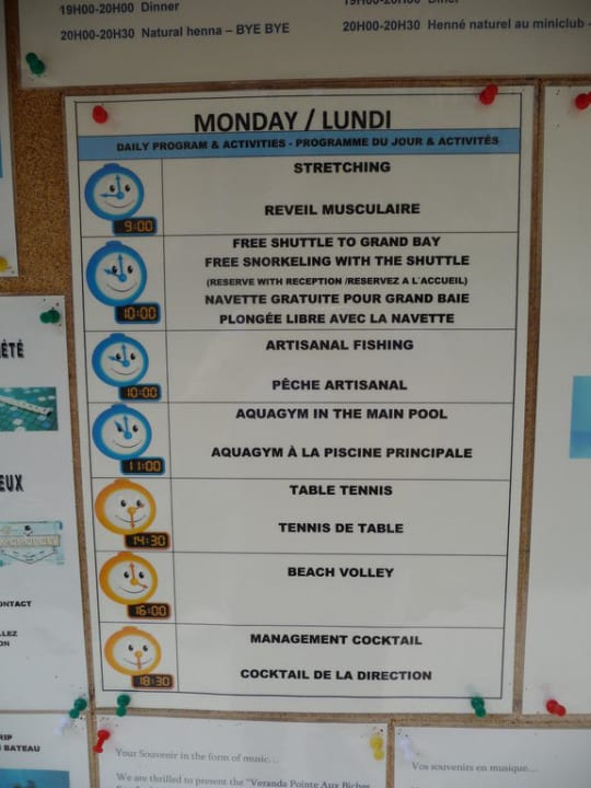 Informationen für Animation Veranda Pointe aux Biches Hotel