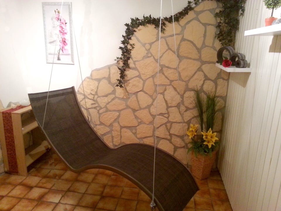 Saunabereich mit Swingliegen Landhaus Ohnesorg