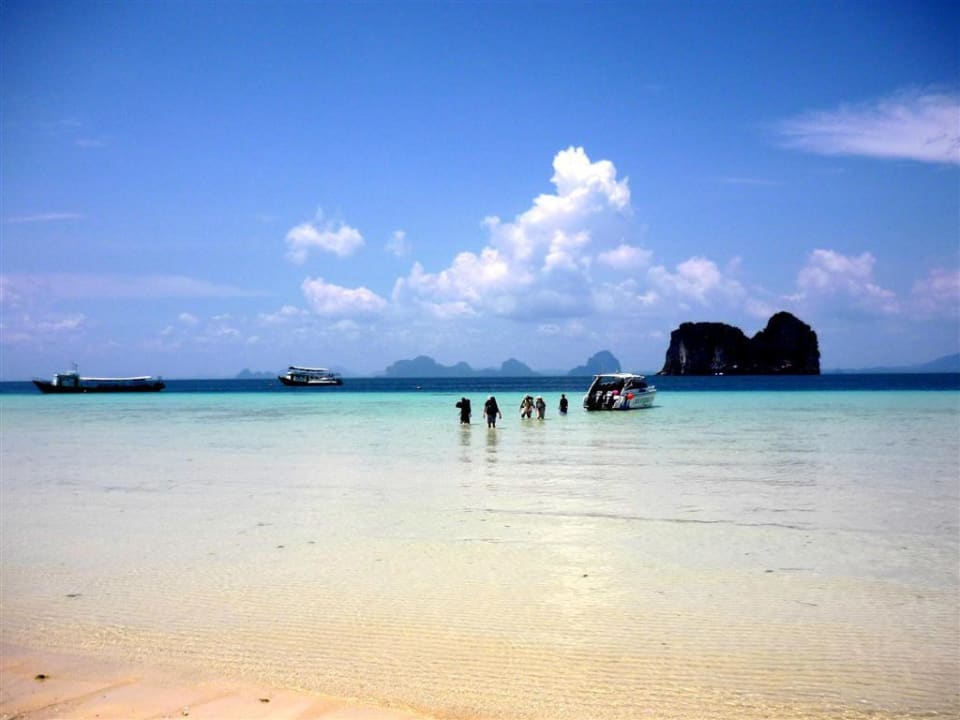 Blick vom Strand auf's Meer Koh Hai Fantasy Resort & Spa