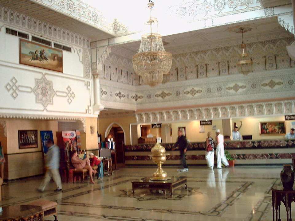 Blick auf Rezeption Pickalbatros Alf Leila Wa Leila Resort - Neverland Hurghada