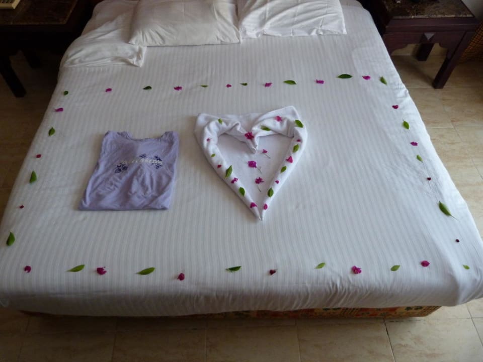 Unsere Bettdeko, sehr schön! Beach Albatros Resort