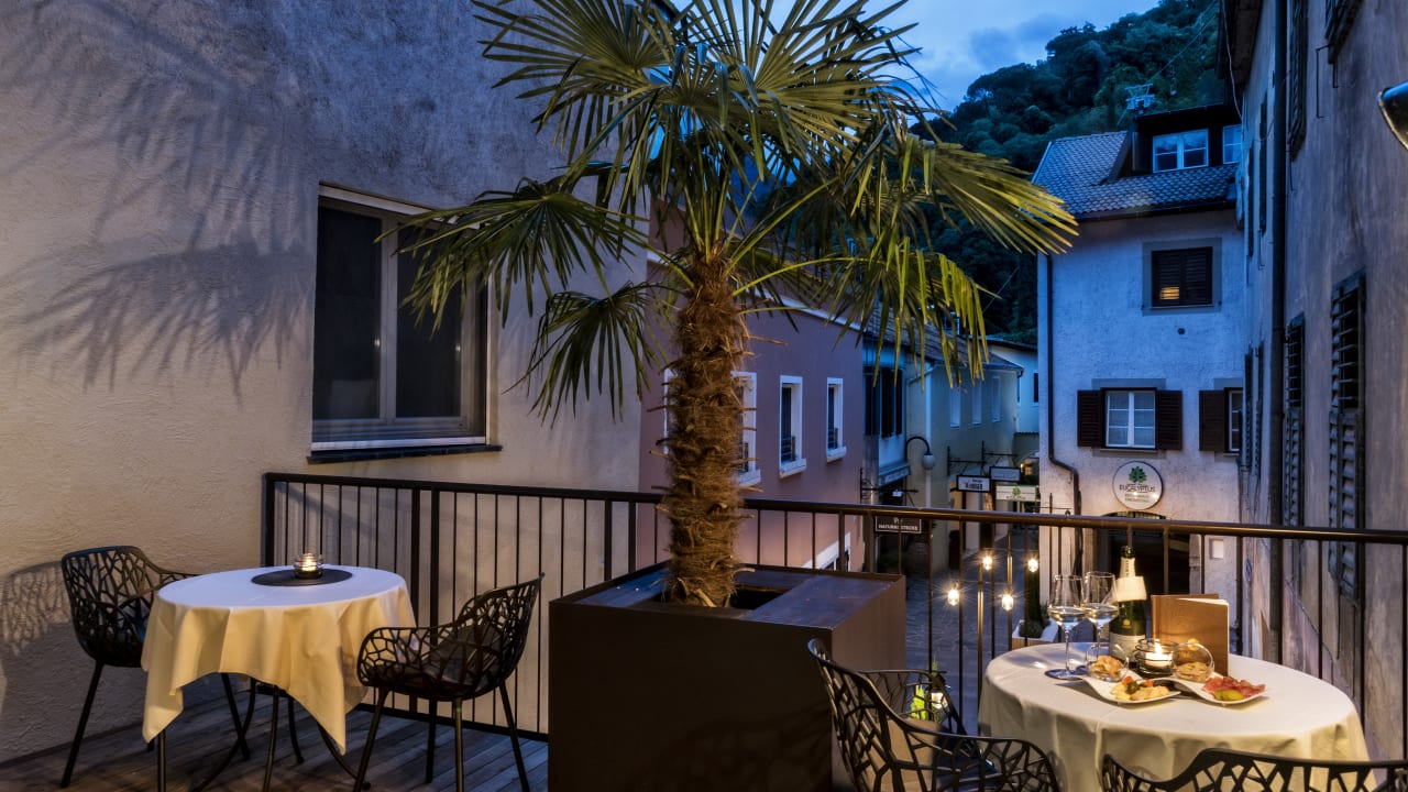 Gartenanlage Guesthouse SuiteSeven Meran
