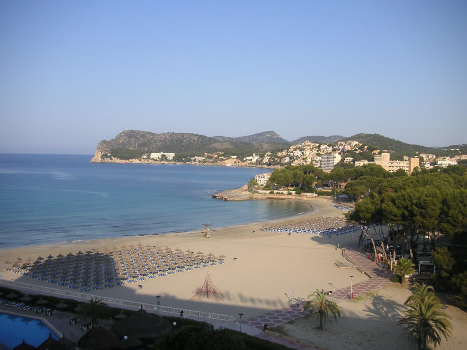 Blick 8.Etage zum Strand Hotel Vibra Beverly Playa