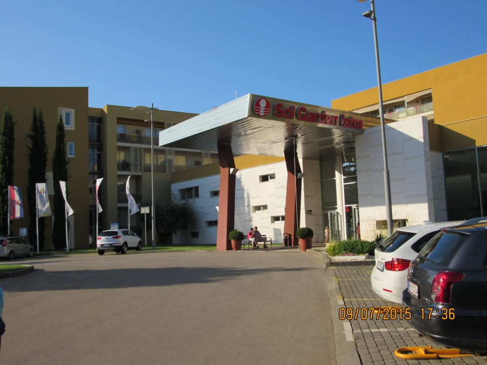 Eingang Hotel Garden Istra Plava Laguna