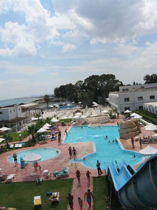 Widok na teren hotelu z góry The Club Hammamet