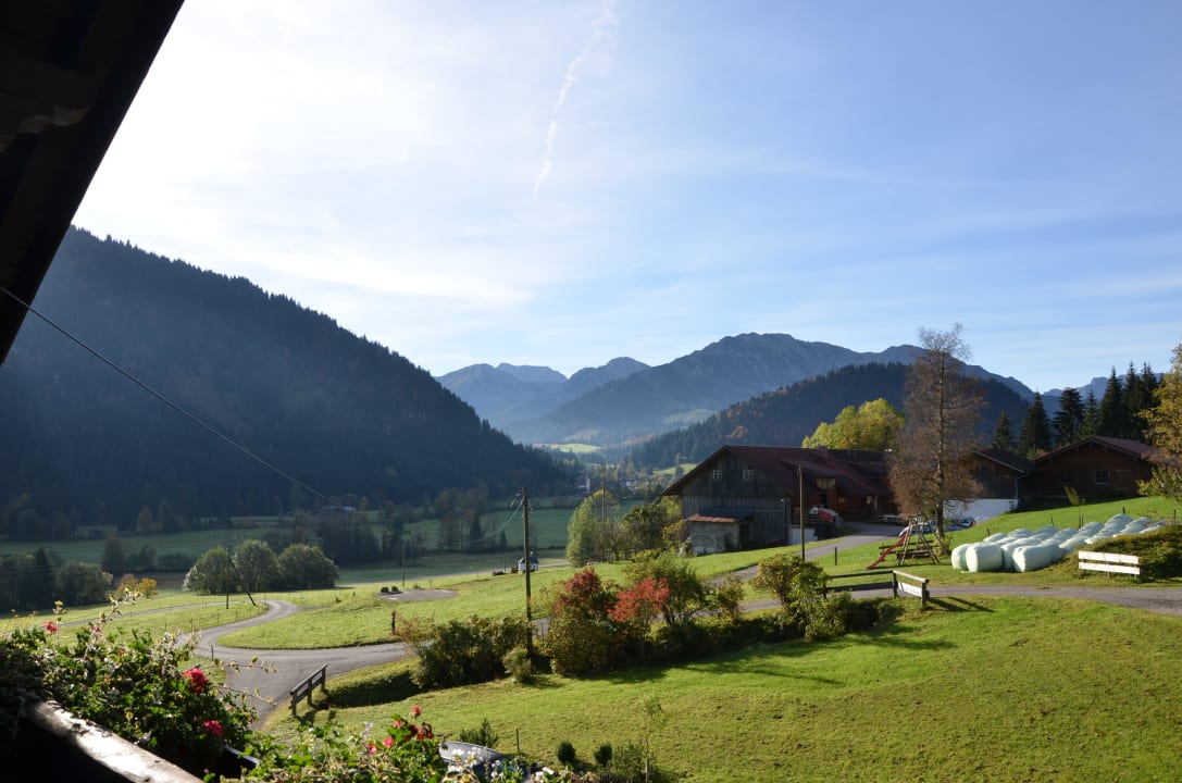 Ausblick vom Balkon Ferienhof-Ammann