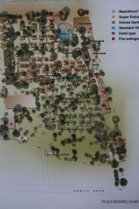 Karte vom Hotel NH Collection Samui Peace Resort