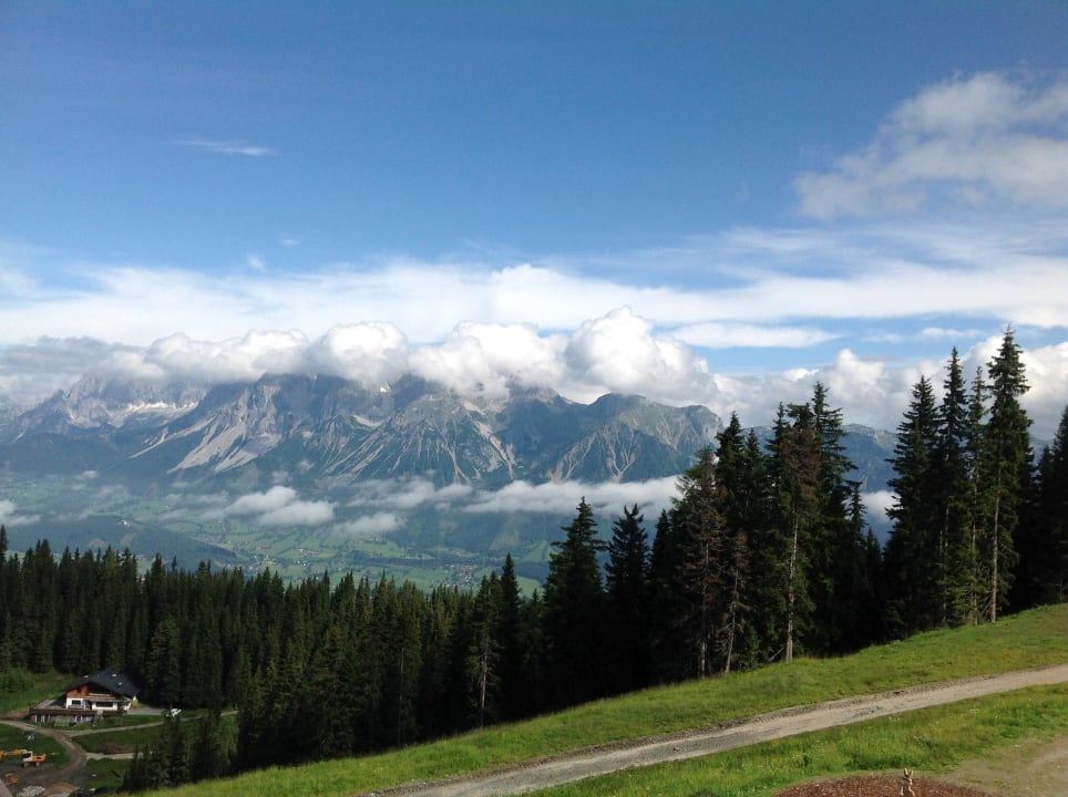 Ausblick von unserem Zimmer Hotel Planaihof