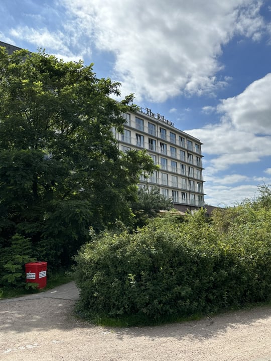 Außenansicht elaya hotel hamburg finkenwerder