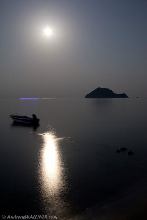 Vollmond in Porto Koukla Porto Koukla Beach