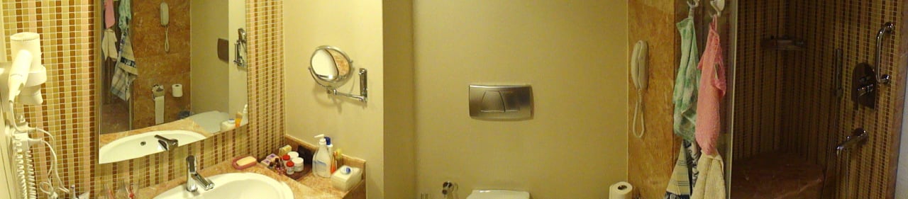 Standardbadezimmer Melas Resort Hotel