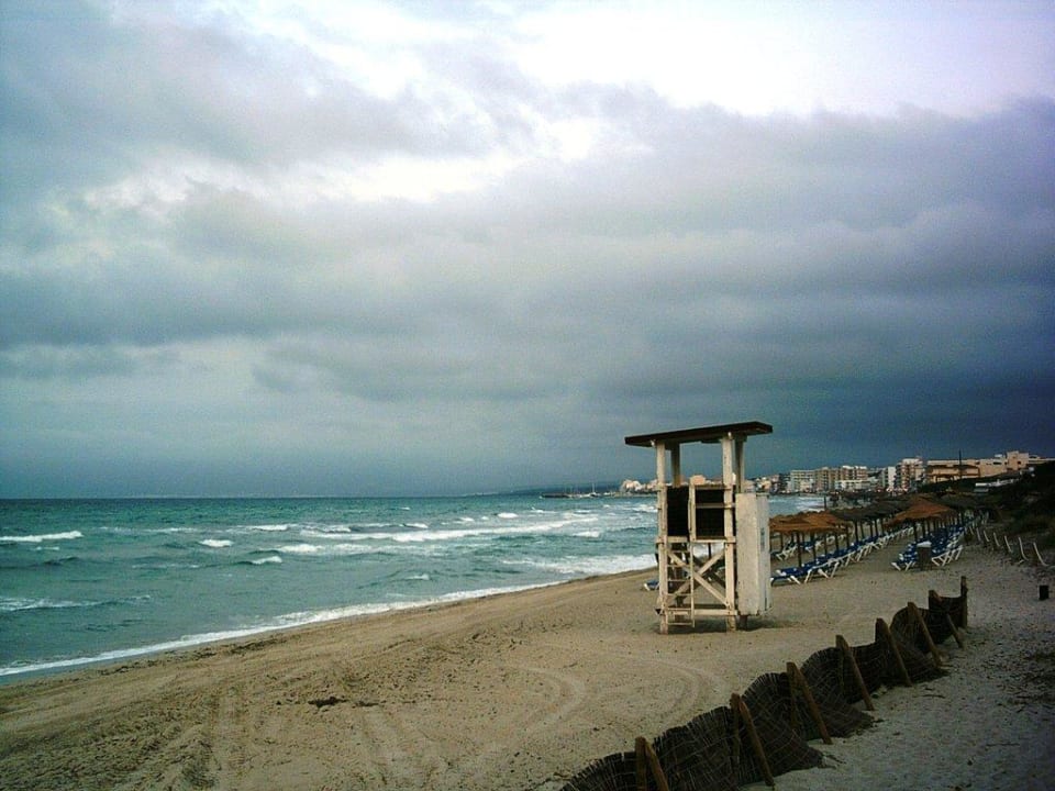 Badestrand am Abend Valentin Playa de Muro