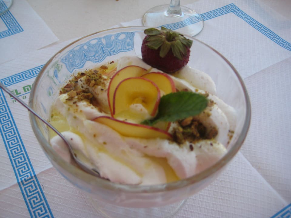 Nachspeise Restaurant Neptune Hotel El Mouradi Djerba Menzel