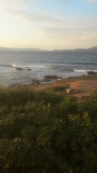 Strand Es Blau des Nord