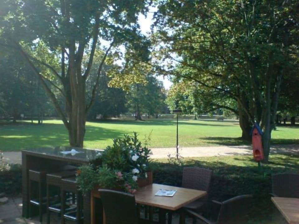 Blick in den Park Nells Park Hotel