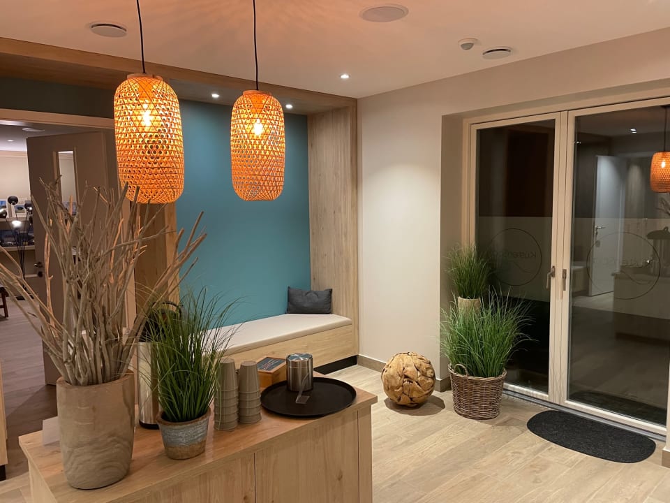 Lobby Ferienbauernhof Liesenberg mit Meerblick