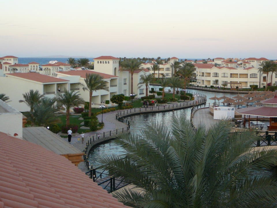 Vom Dach gesehen Pickalbatros Dana Beach Resort - Hurghada