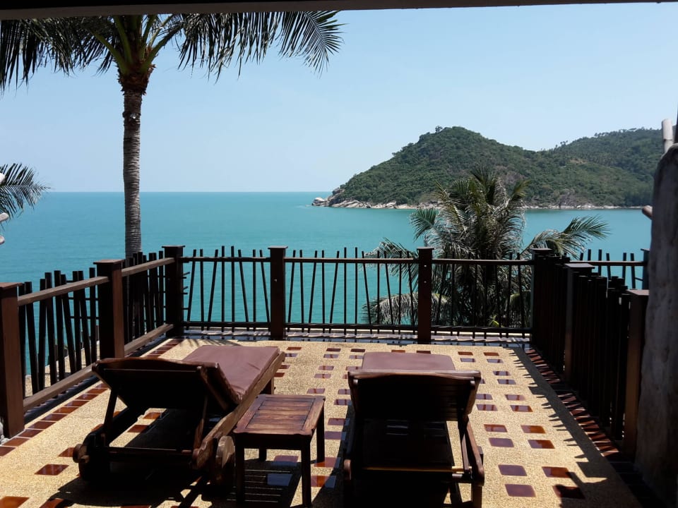 Ausblick aus Deluxe Room 506 Panviman Resort Koh Phangan