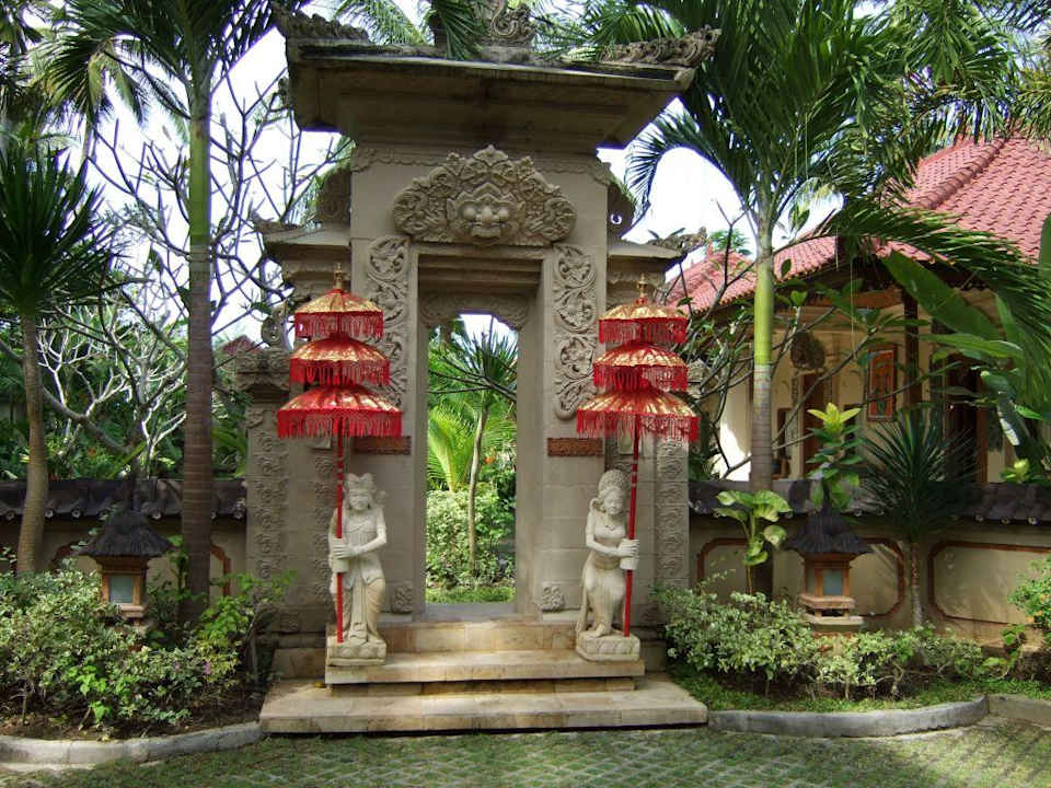 Eingangsbereich Nusa Indah Bungalows & Villa