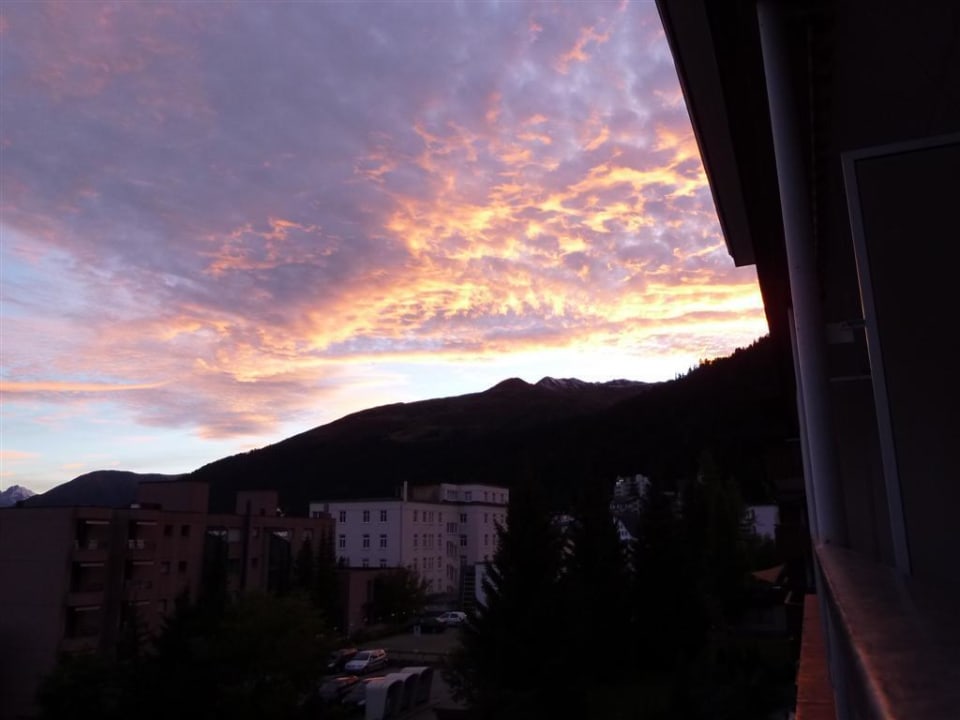 Sonnenuntergang Hotel Edelweiss