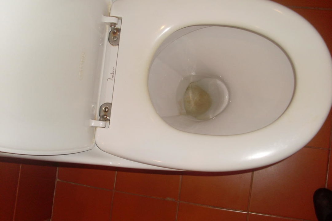 Toilette nach Entfernen des Siegels Hotel Djerba Resort