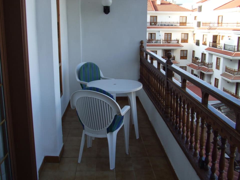 Unsere Sitzecke auf dem Balkon Apartamentos Casablanca