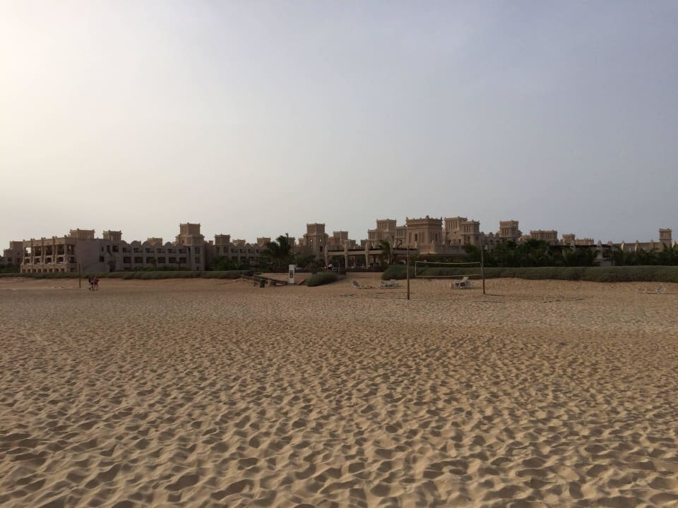 Hotel vom Strand aus Hotel Riu Touareg