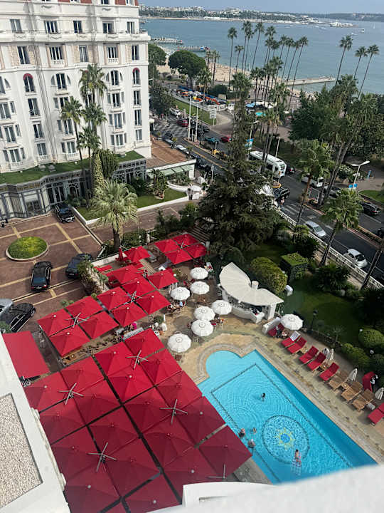 Gartenanlage Hôtel Barrière Le Majestic Cannes