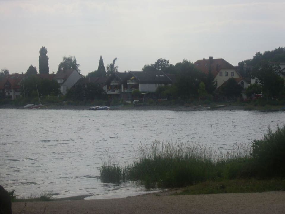 Ansicht von der Uferpromenade Hotel Strandhaus Eberle