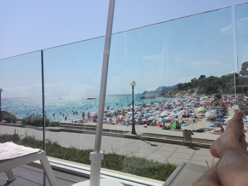 Blick von Pool auf das Meer Son Moll Sentits Hotel & Spa